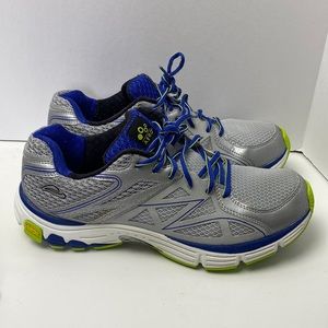 Abeo Gray and Blue Men's Sneakers